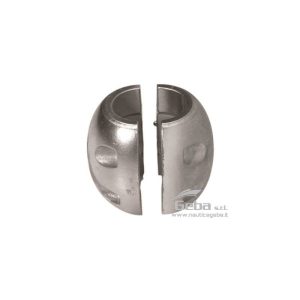 Anodo a collare per assi porta elica diametro 22 mm
