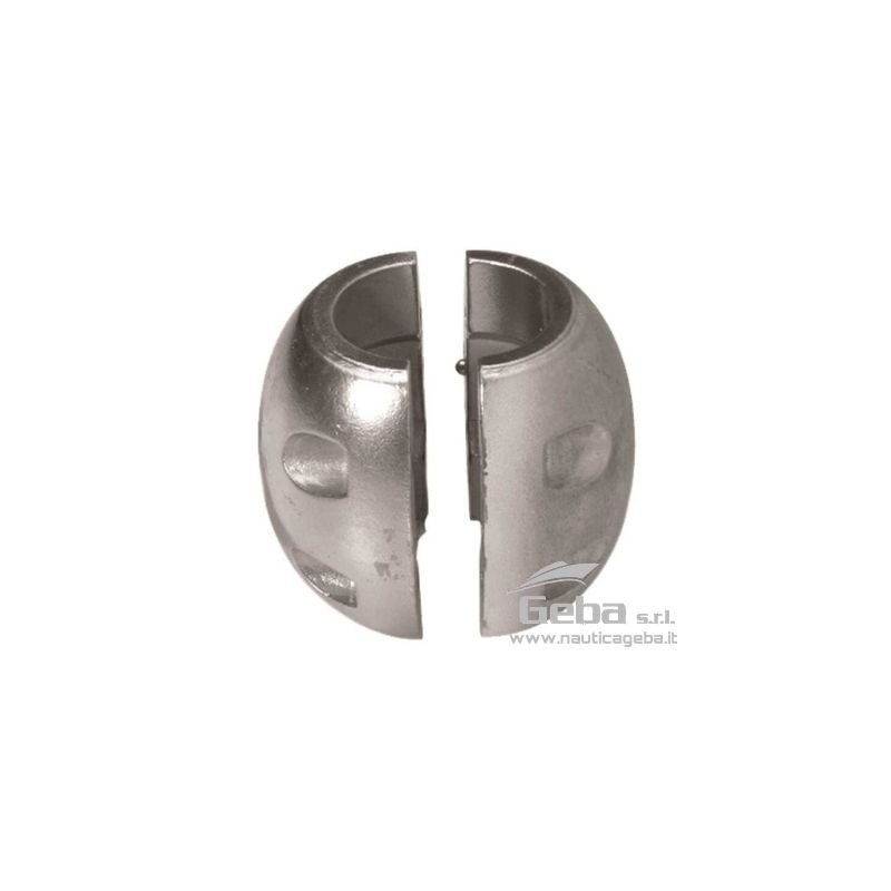 Anodo a collare per assi porta elica diametro 22 mm