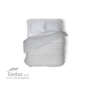 Trapunta 270 x 240 cm leggera coperta per barca SANTORINI – DOPPIA ECRU